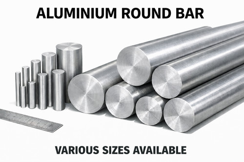 Aluminium round bar rod - round,