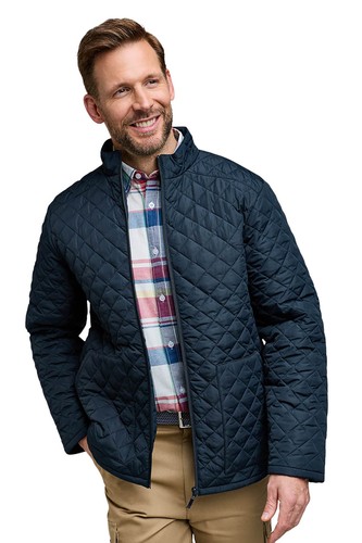 Mens quilted jacket with - quilted,
