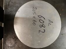 Aluminium Billet 6082 205mm Dia 60mm Long