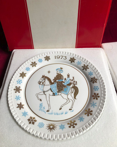 Vintage spode christmas plate - vintage,