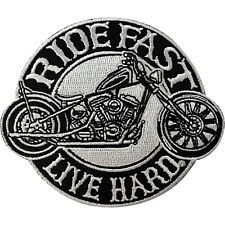 Ride Fast Live Hard Patch Iron