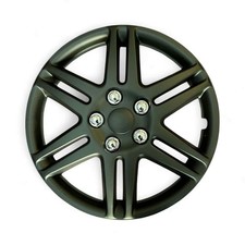 Set of 4 x14 inch wheel trims black.