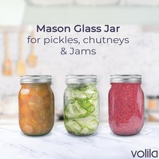 4/12 Glass Mason Jars &