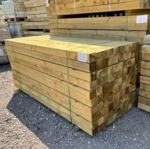 Treated fence post x 75 - fence,
