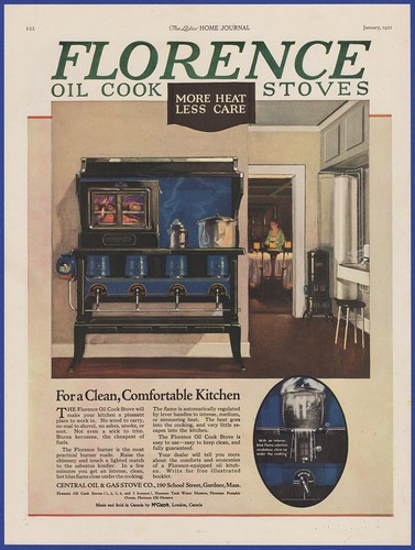 Vintage 1921 florence oil cook - 1921,