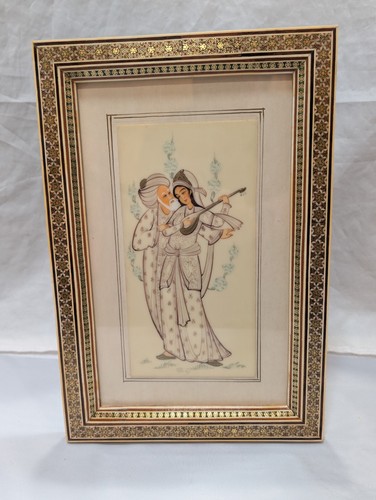 Vintage persian miniature - vintage,