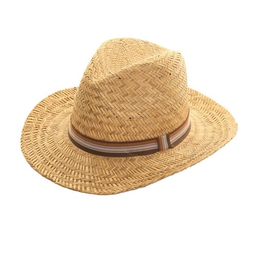 Mens straw fedora hat summer - hat,