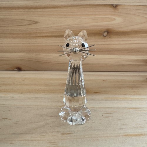 Swarovski crystal cat replica - swarovski,