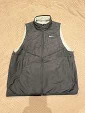 Nike Running Aerolayer Men's Insulated Running Vest Gilet Size Large Black