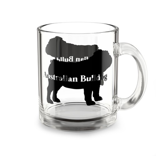 Australian bulldog silhouette - bulldog,