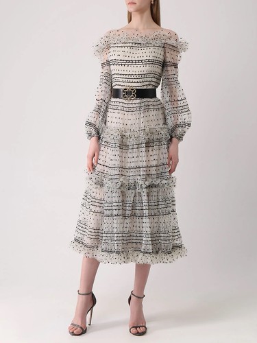 Elie saab polka - saab, flocked
