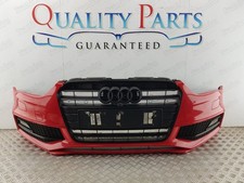 AUDI A4 FRONT BUMPER IN RED FACELIFT S LINE B8 2012