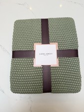 Laura Ashley Parker Throw Sage