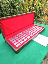 John Pinches 50x Pewter Ingots NRM GREAT BRITISH LOCOMOTIVES  Inaugural Edition