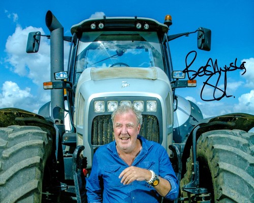 Jeremy clarkson signed 10x8 - clarkson,