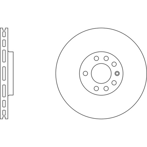 Brake discs vented - 2x, for