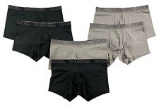 DIESEL Men's 2X Pack Boxer Briefs Repeat Logo Cotton Stretch Two Pack Underwear