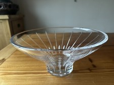 Large Heavy Cut Glass Crystal