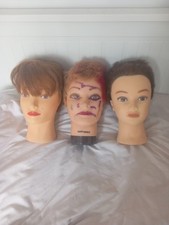 Hairdressing Heads For Display. Practise Colours Or Wear A Hat
