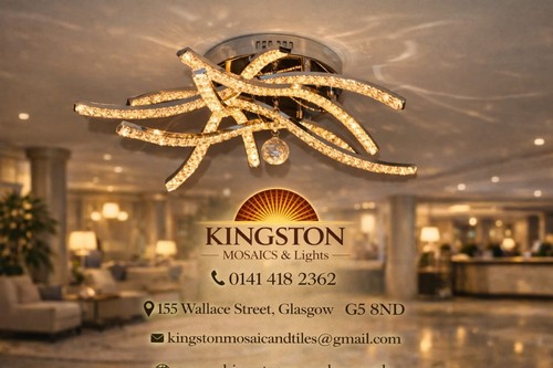 Modern crystal led - modern, ceiling