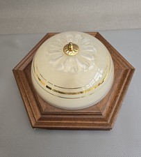 Vintage Fidenza Italy Flush Glass Ceiling Light