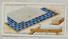 1936 Wills Household Hints 18 Laying a Tiled Hearth