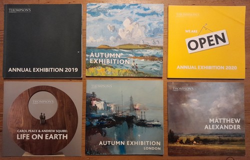 Thompson art catalogues - art,