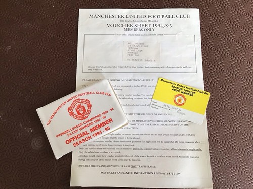 Rare 1994 man united - 1994-95,