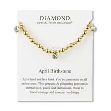 18k Gold Plated April