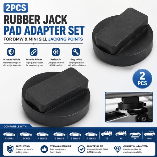 Rubber jack pad adapter set - 2x,