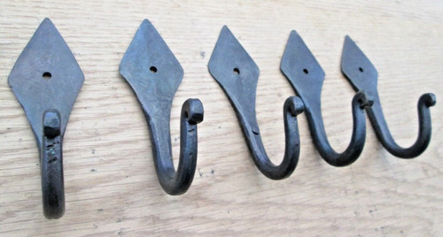 Rustic iron coat hook
