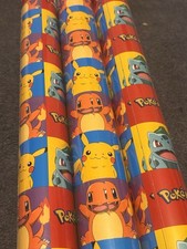 Pokemon 4m Wrapping Paper Roll