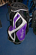 Macgregor Black/White/Purple 6-Way Cart Bag