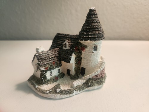 Painted resin cottage house - painted,