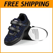 Kids Black/Royal Bowling Shoes