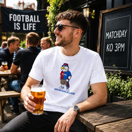 Palace football shirt mascot - football, t-shirt