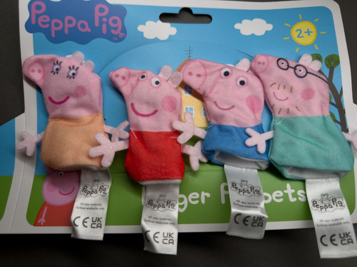 Peppa pig finger - puppets, set