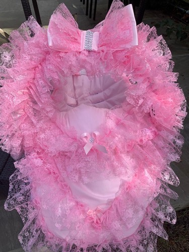 Pink baby universal carseat
