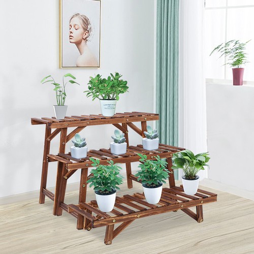 Packs wooden bench plant - 3,