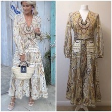 Zara Midi Dress Boho Printed V