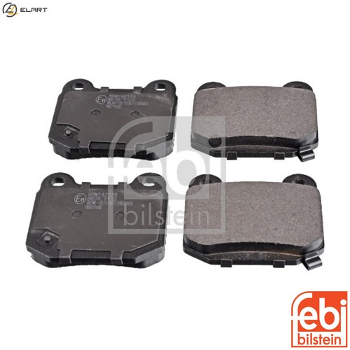 Brake pad set - set, disc
