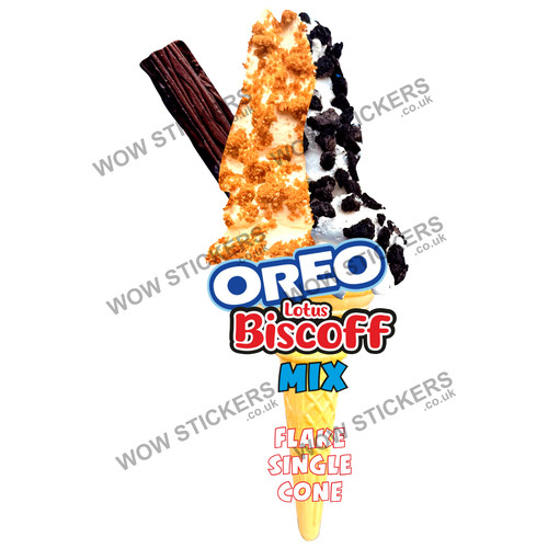 Ice cream van sticker - sticker, oreo
