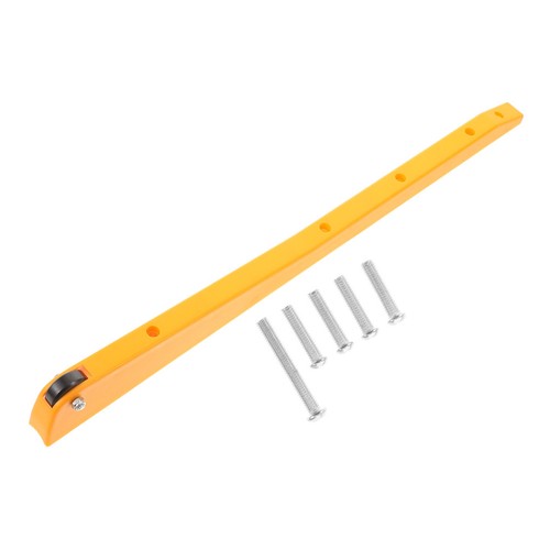 Orange plastic stretcher bed - orange,