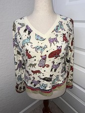 Lapis Sequins Embellished Cat