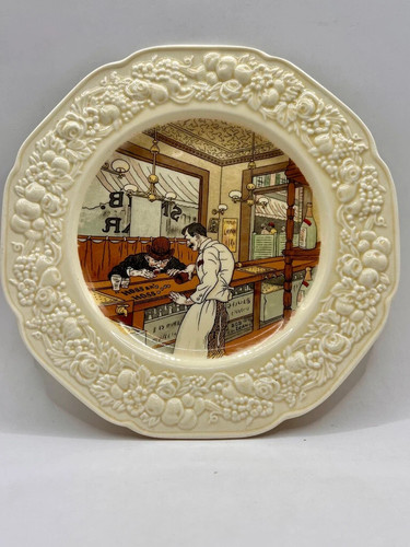 English pub plate crown - pub,