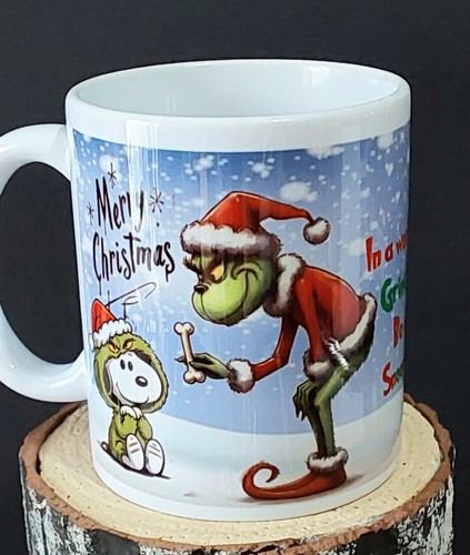 Snoopy christmas mug - snoopy,