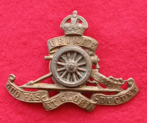 Ww2 royal artillery brass - artillery,
