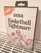 Sega Master System Game Basketball Nightmare, Complete with Manual