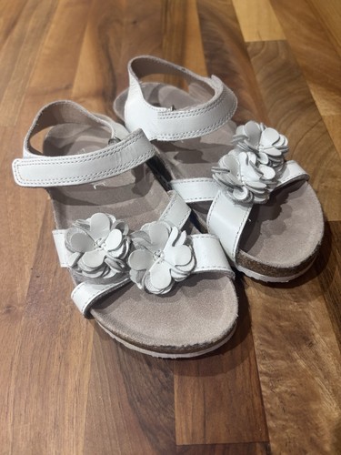 Next white girls sandals - girls, sandals.