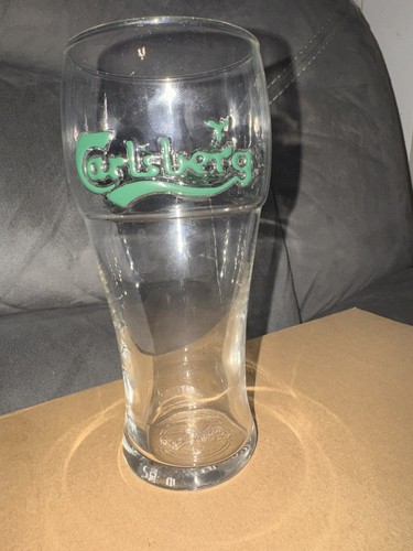 Carlsberg beer glass vintage - glass,